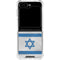 Israel Flag Distressed Galaxy Z Flip6 Clear Case